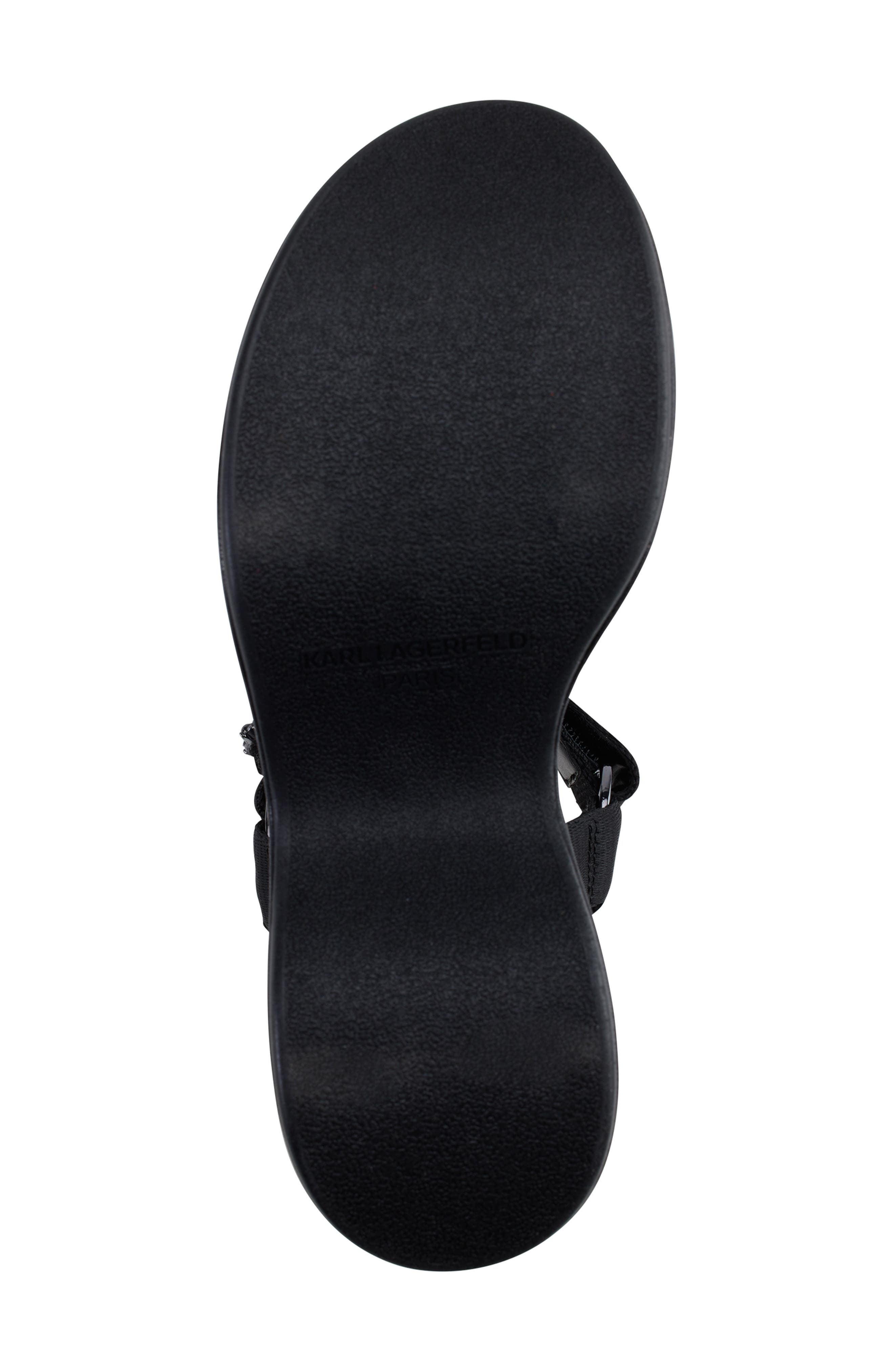 KARL LAGERFELD PARIS Kiana Platform Sandal, Alternate, color, 