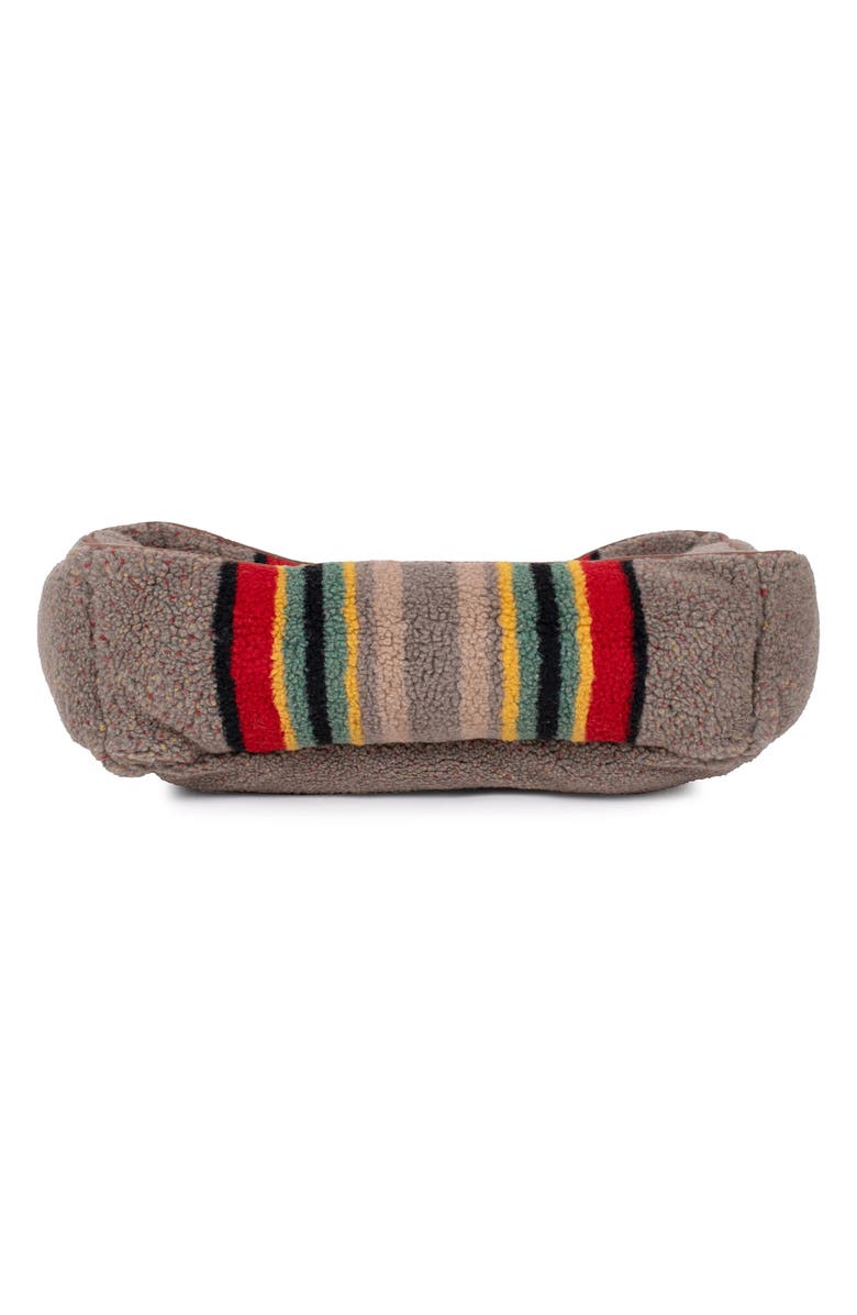 Pendleton Vintage Camp Fleece Kuddler Pet Bed, Alternate, color, Mineral Umber