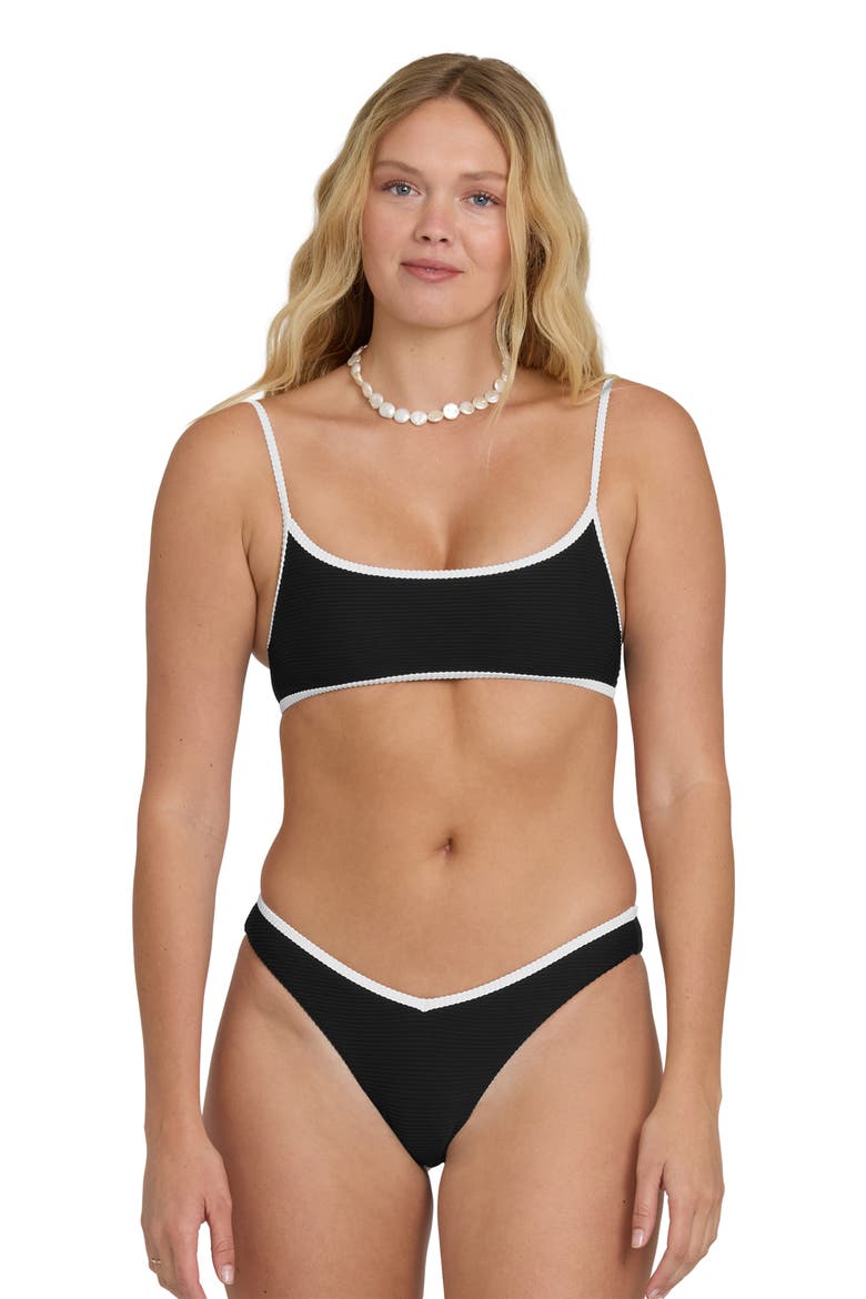 Tanlines Bound Hike Bikini Bottoms, Alternate, color, BLACK PEBBLE