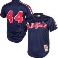 Mitchell & Ness Men's Mitchell & Ness Reggie Jackson Navy California Angels Cooperstown Mesh Batting Practice Jersey