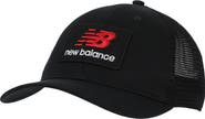 New Balance NB Stacked Patch Logo Trucker Hat