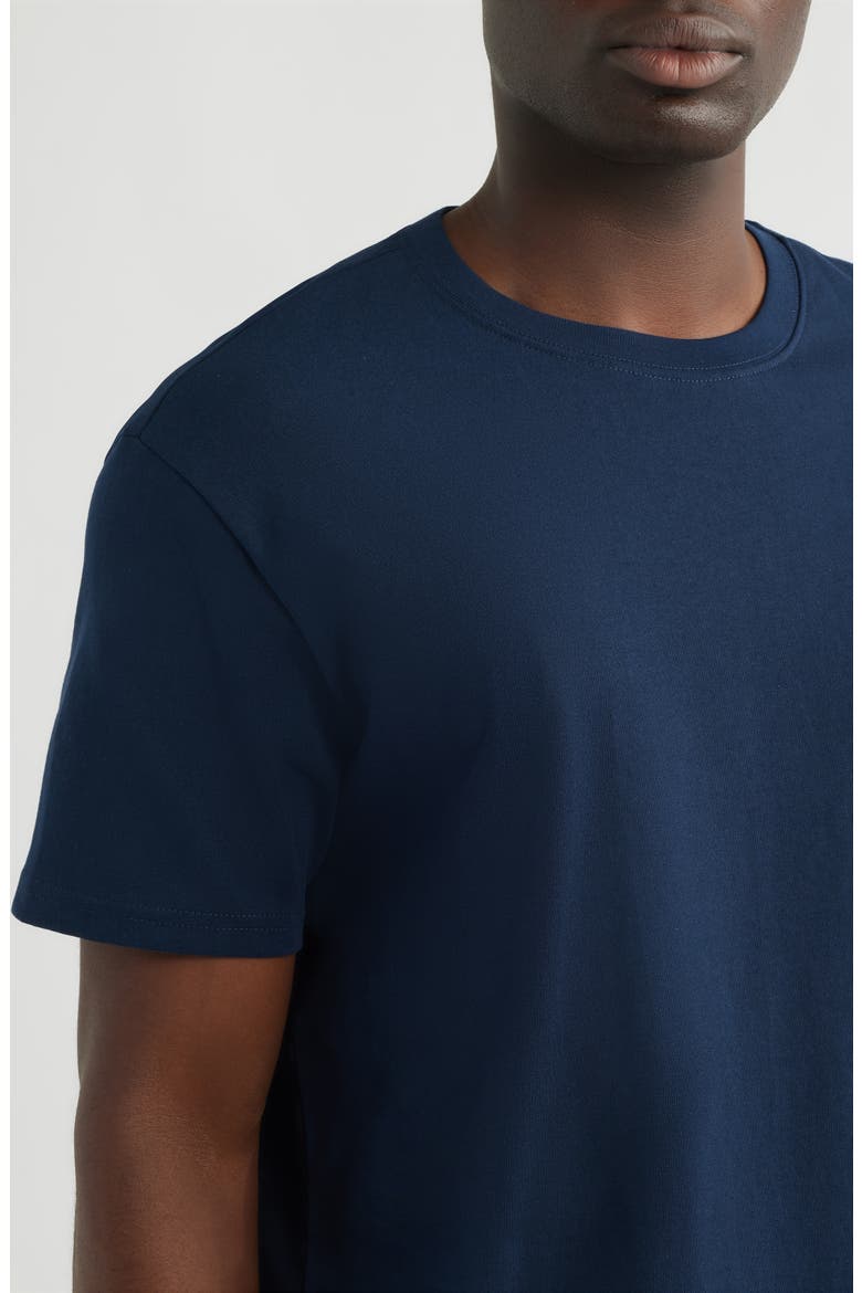 Cotton T-Shirt, Alternate, color, BLACK IRIS
