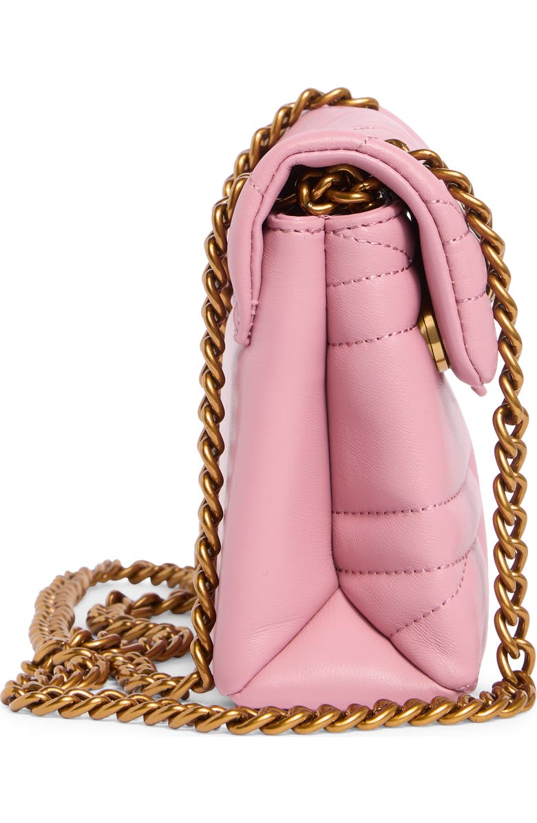 Kurt Geiger London Kensington Mini Quilted Crossbody Bag, Alternate, color, Pink