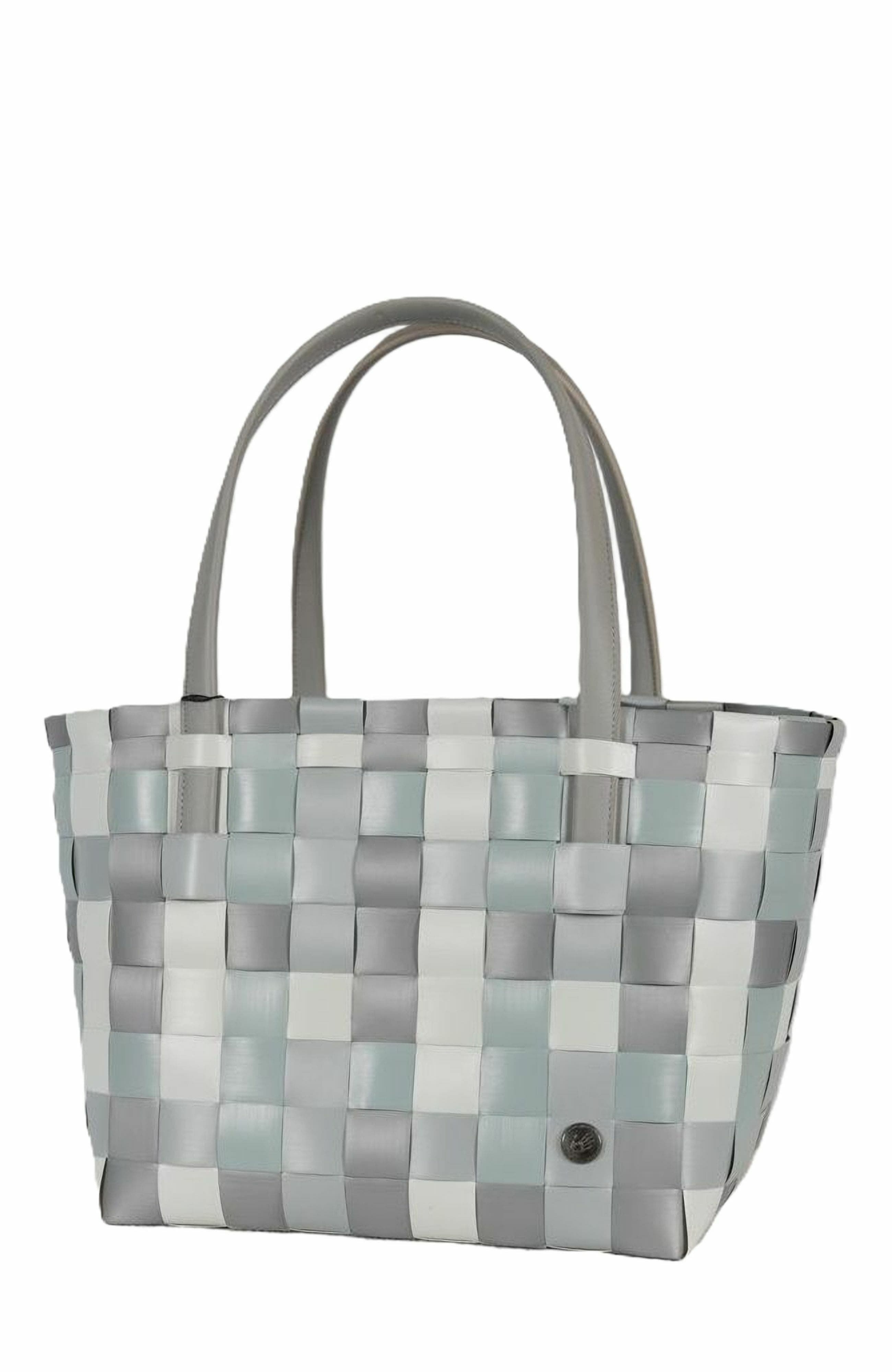Handed By Color Block Recycled Tote Bag, Main, color, Elephant Mix