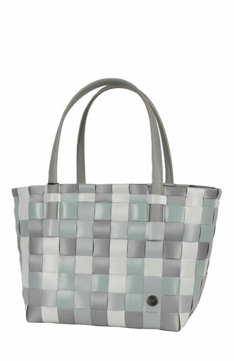 Color Block Recycled Tote Bag