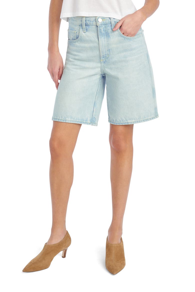 The Tommy High Waist Bermuda Shorts, Main, color, FREEPORT