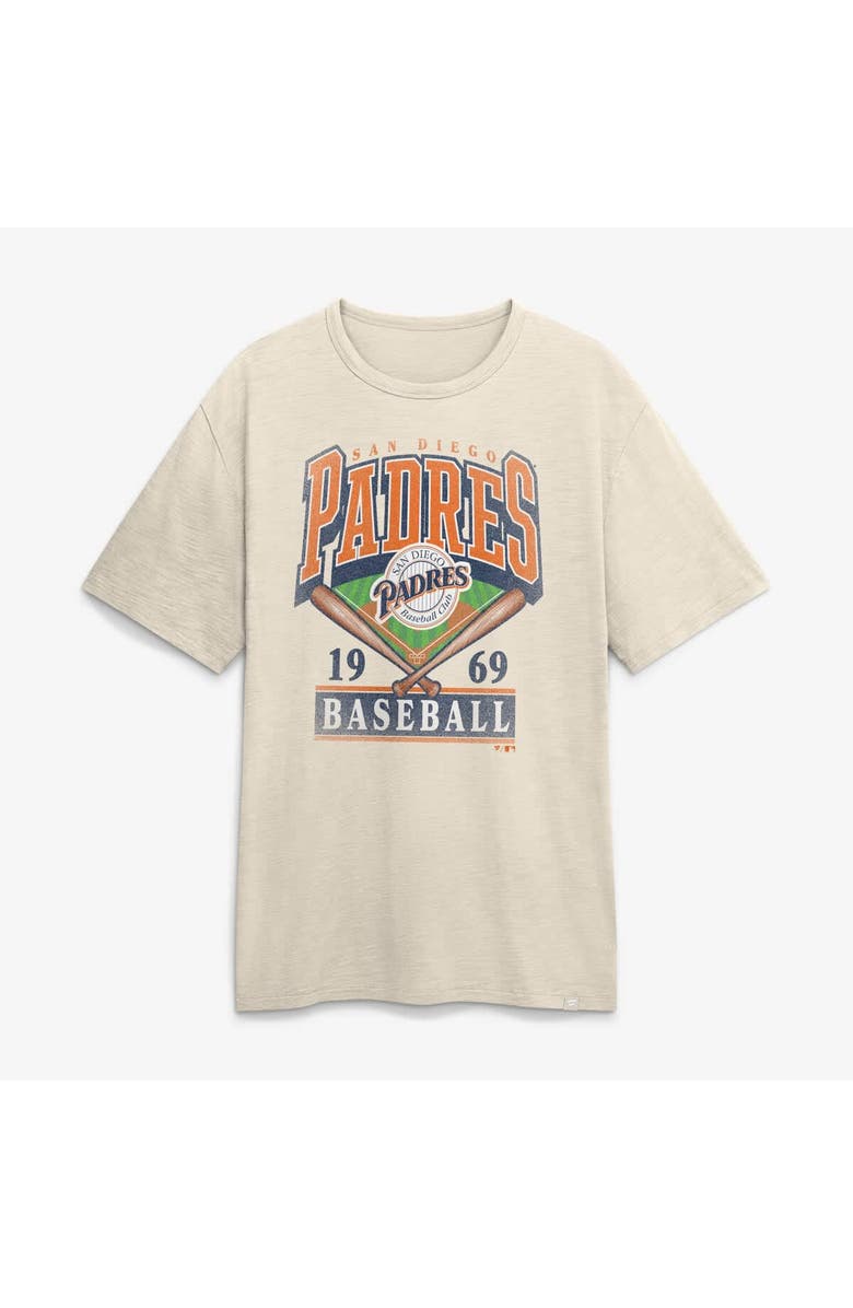 FANATICS Men's Fanatics Tan San Diego Padres Stadium Slub T-Shirt, Alternate, color, Tan