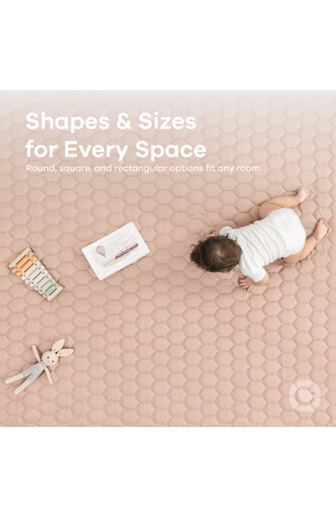 Premium Play Mat with Non-Slip Bottom, Round