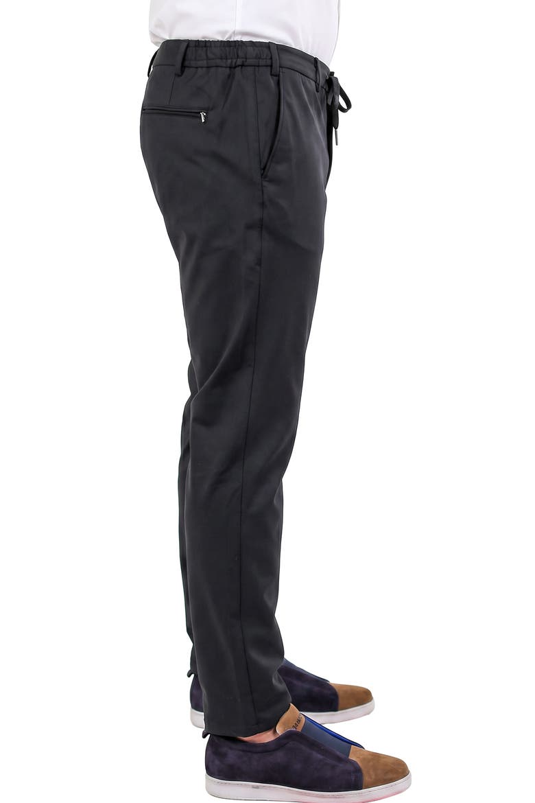 Drawstring Waist Performance Pants, Alternate, color, GREY