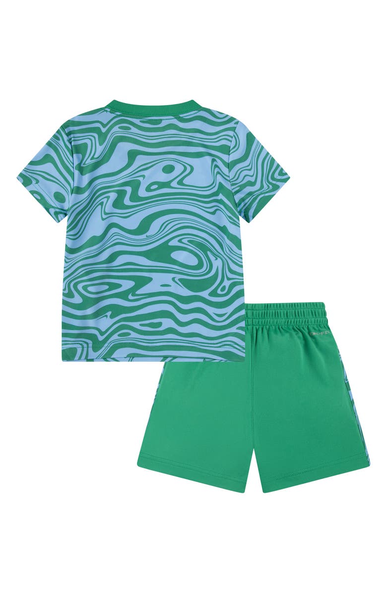 Nike Kids' Dri-FIT Graphic Tee & Shorts Set, Alternate, color, Stadium Green