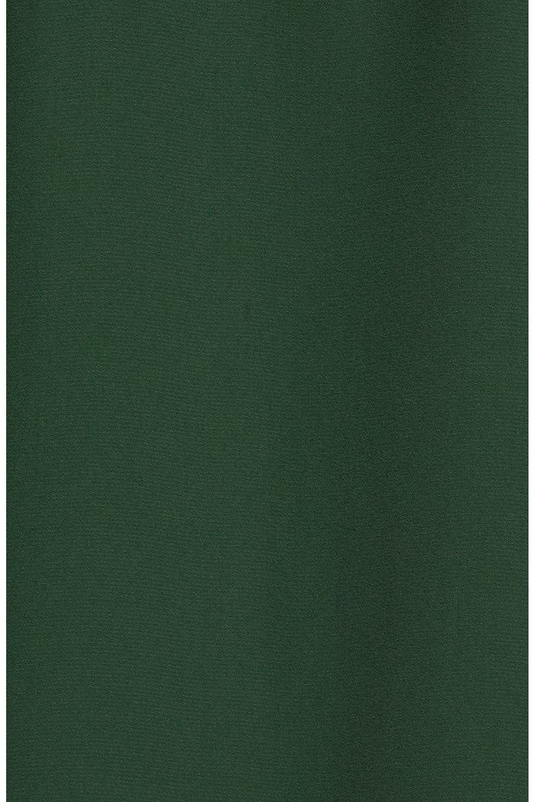 Long Sleeve Tie Neck Blouse (Nordstrom Exclusive), Alternate, color, GREEN SOLID