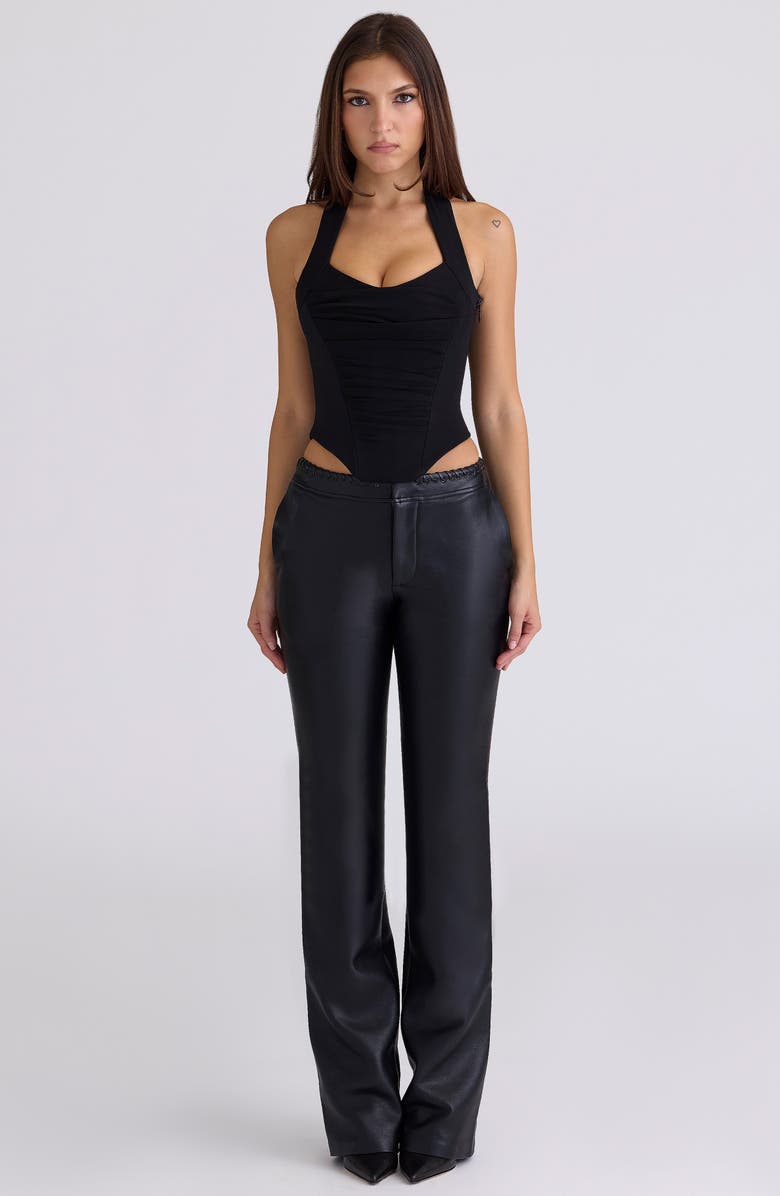 HOUSE OF CB Sahar Crepe Corset Top, Alternate, color,