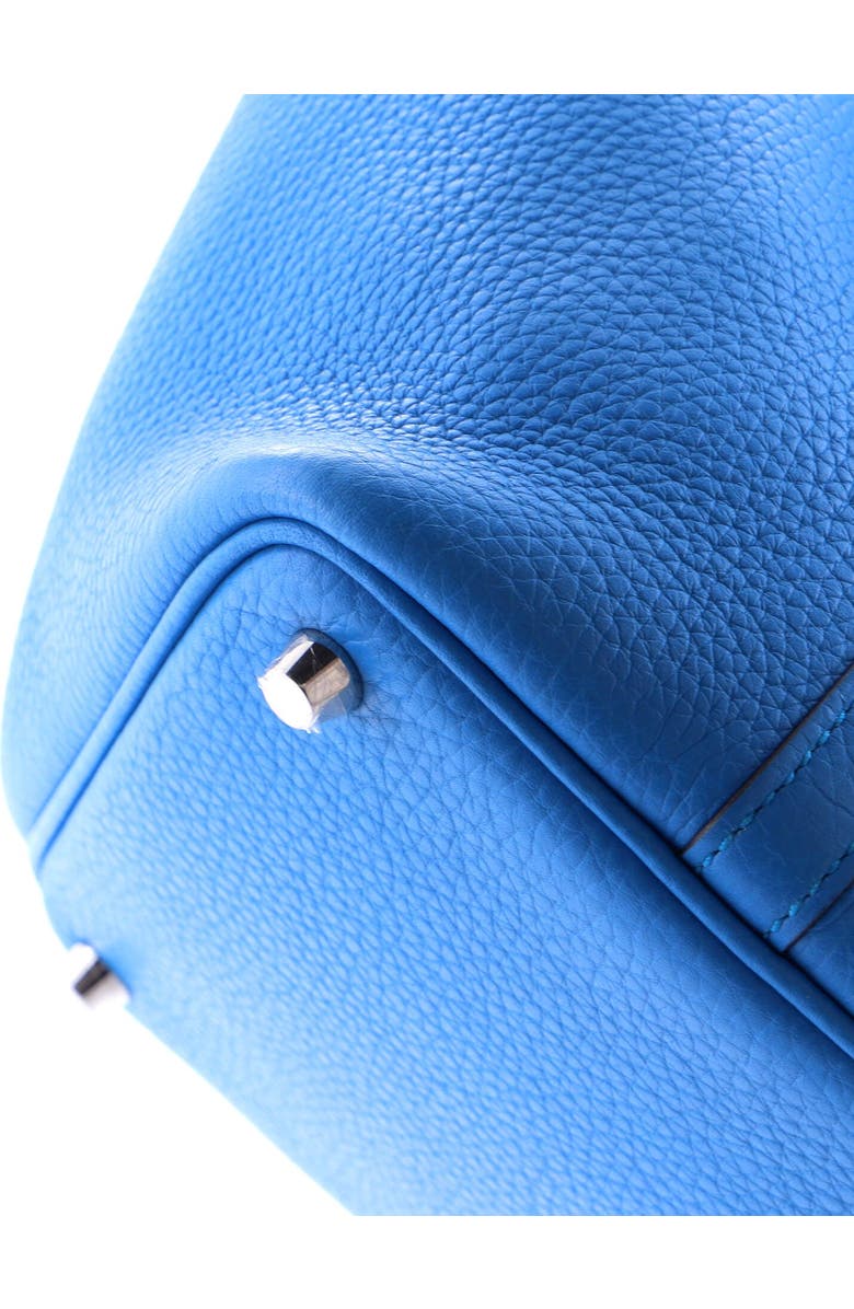 Pre-Owned Hermes Picotin Lock Bag Clemence PM, Alternate, color, Bleu Zanzibar
