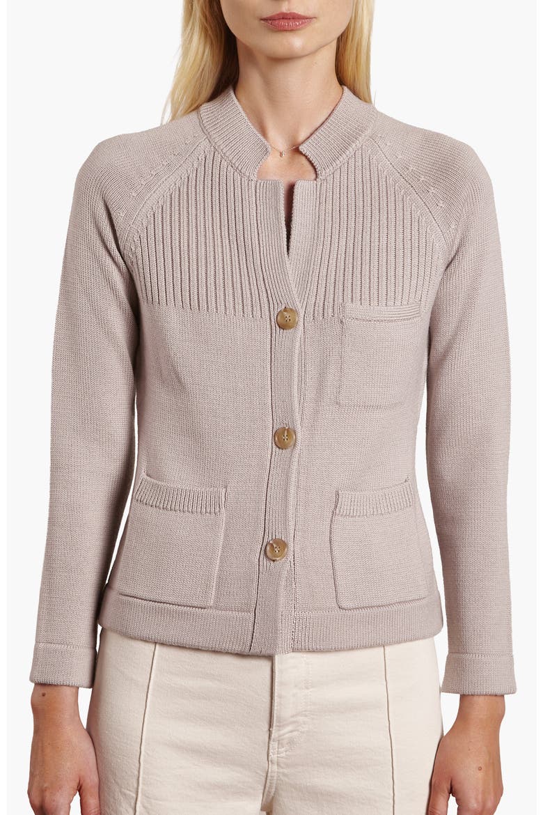 Shrunken Jacket, Main, color, Dove Grey