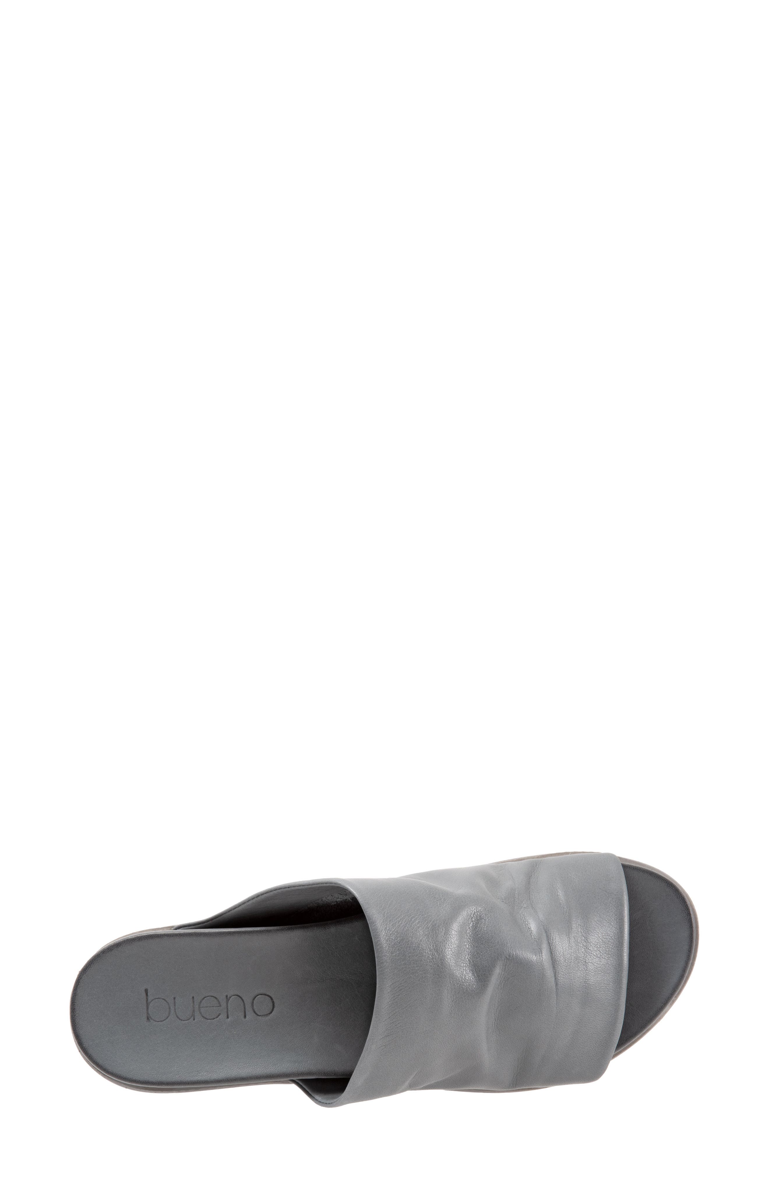 Splash Slide Sandal, Alternate, color, DOVE GREY LEATHER