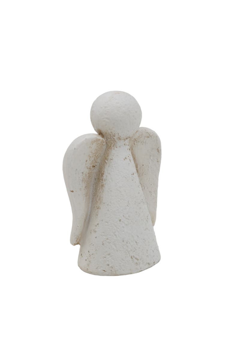 Transpac Resin Mini Angels Set of 12 White for Spring Home Decor, Alternate, color, White