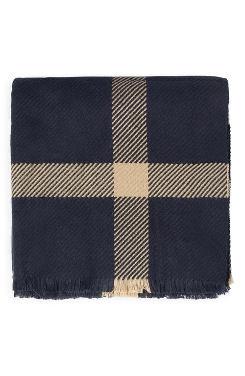 Barbour Blair Plaid Shawl In Blue