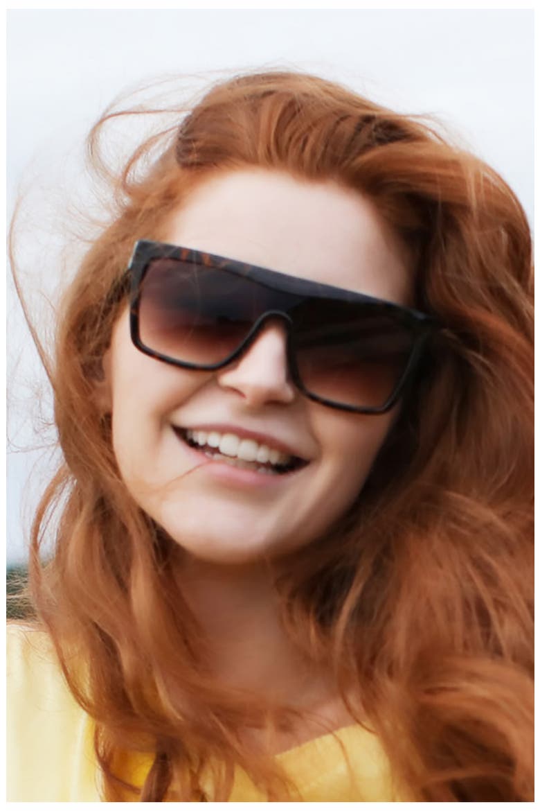 Melania Sunglasses, Alternate, color, TORTOISE