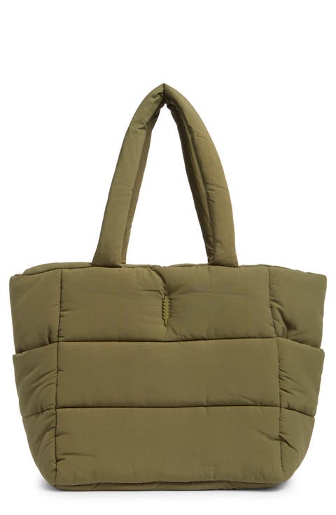 Quinn Quilted Nylon Tote