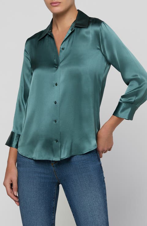 Dani Silk Charmeuse Blouse