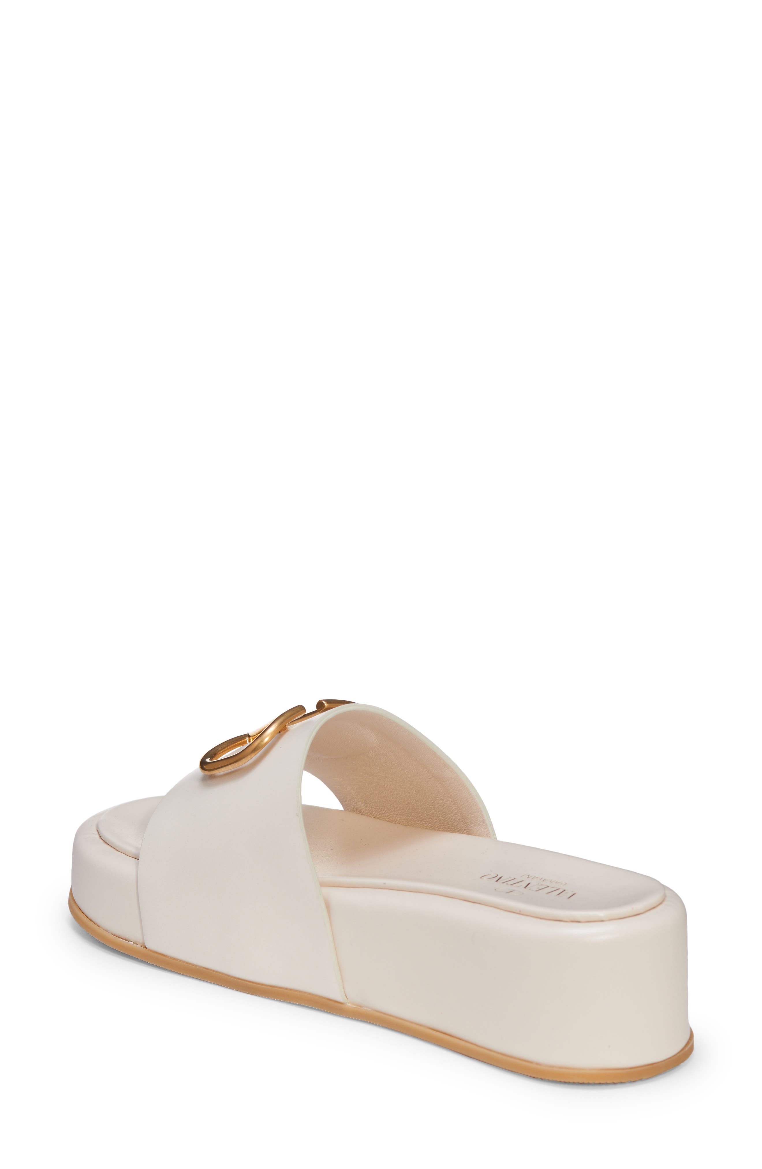 Valentino Garavani VLOGO Platform Slide Sandal, Alternate, color, 