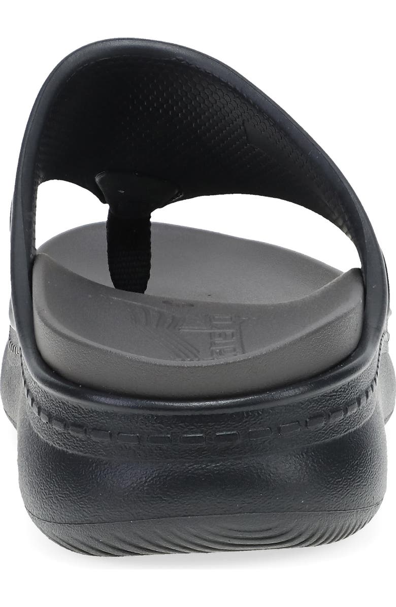 Dansko Devyn Platform Flip Flop, Alternate, color, Black