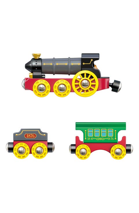 Retro Steam Train with Lights & Sounds Playset