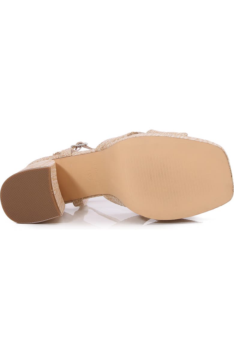 BERNESS Guadalupe Platform Sandal, Alternate, color, Raffia
