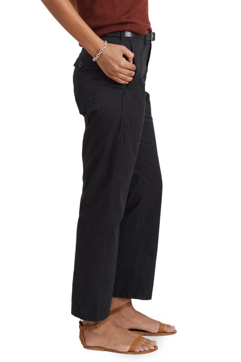 Alex Mill Neil High Waist Straight Leg Utility Twill Pants (Women