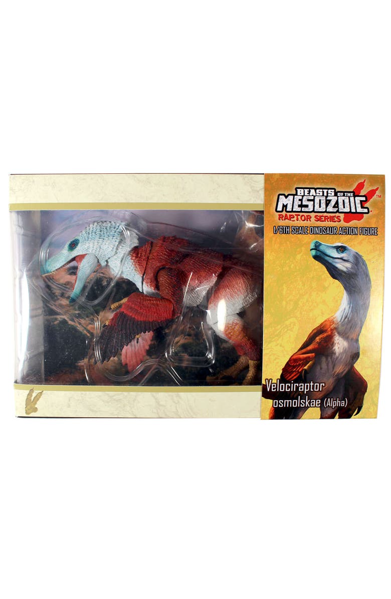 Beasts of the Mesozoic Velociraptor Osmolskae Dinosaur Action Figure, Alternate, color, Multicolored