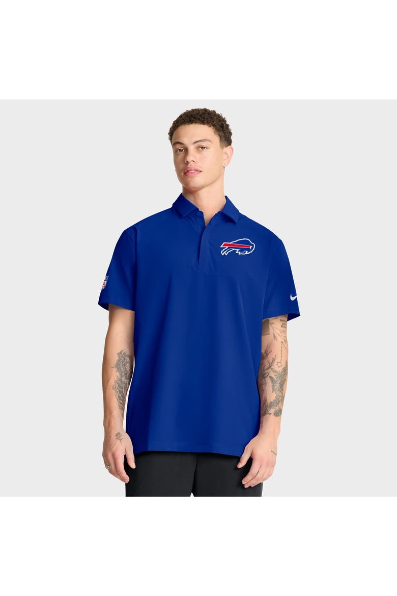 Men's Nike Royal Buffalo Bills Sideline City Pride Woven Performance Polo, Main, color, Royal