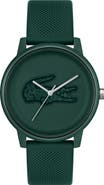 Lacoste.12.12 Move Quartz Silicone Strap Watch, 36mm