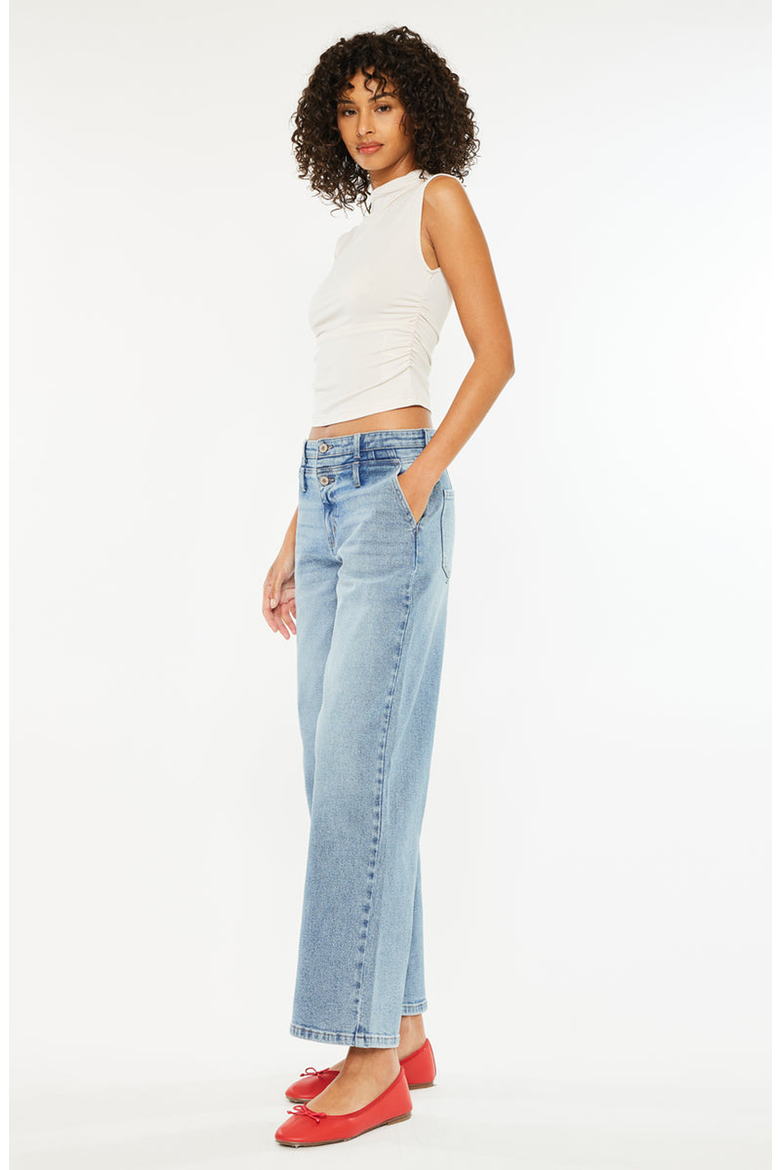 Bodie Low Slung Baggy Jeans, Alternate, color, Medium Wash