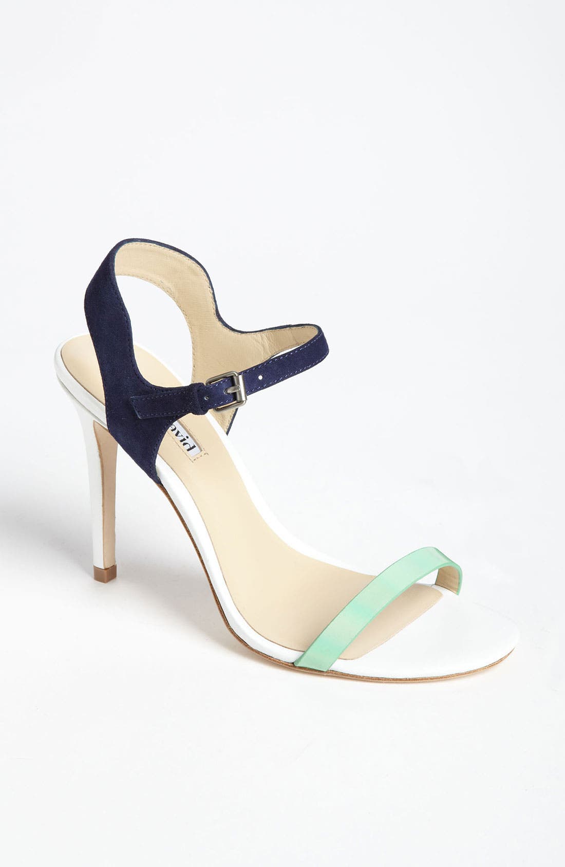 Charles David 'Flambe' Sandal, Main, color, MINT/ NAVY