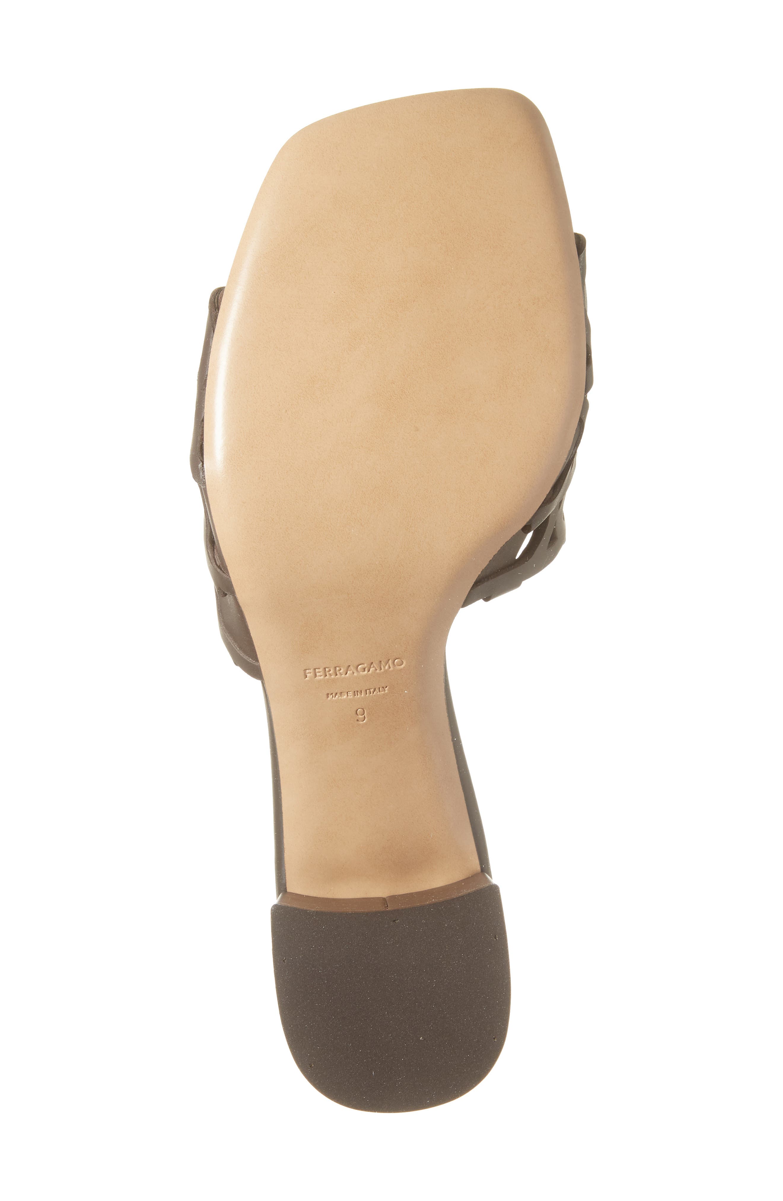 FERRAGAMO Abili T-Strap Sandal, Alternate, color, Chocolate