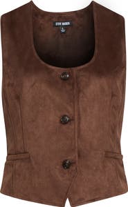 Steve Madden Fontana Button-Up Vest