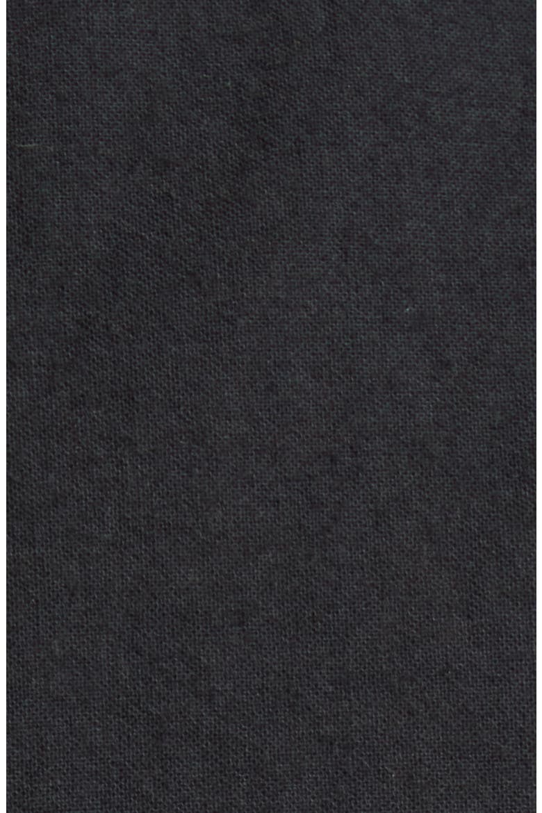 Banks Eyelet Embroidery Camp Shirt, Alternate, color, BLACK