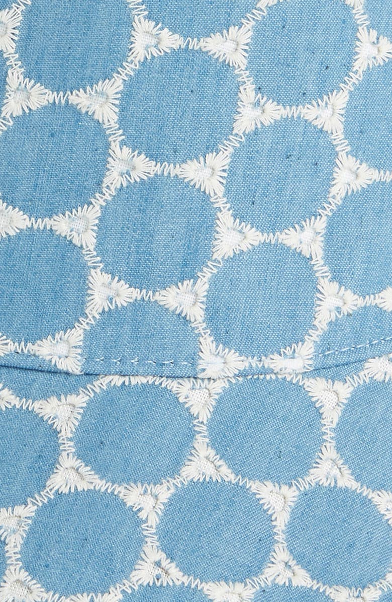 Lele Sadoughi Dot Bucket Hat, Alternate, color,