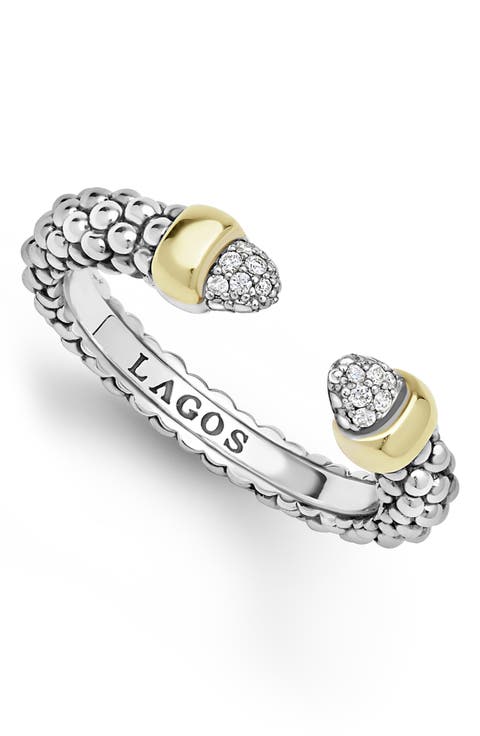 Signature Caviar Diamond Band Ring
