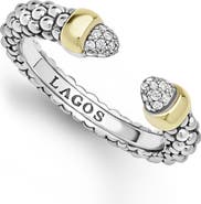 LAGOS Signature Caviar Diamond Band Ring