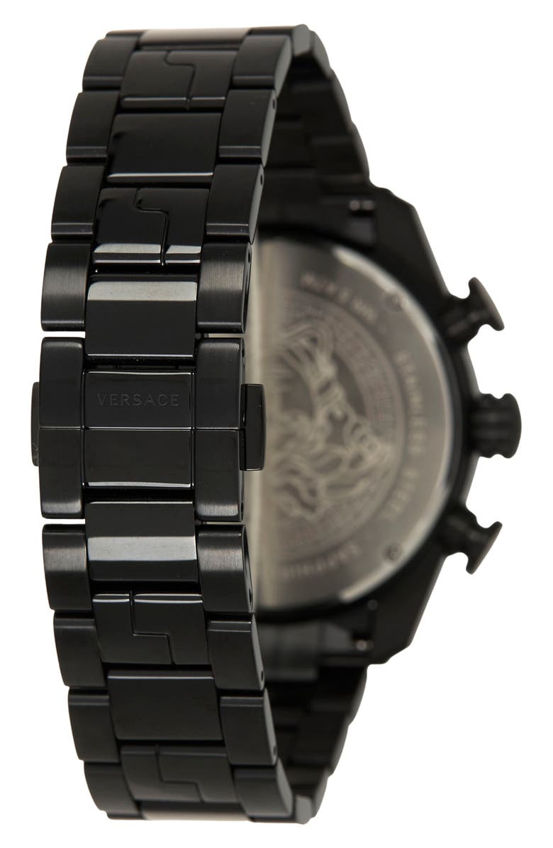 Versace Men's V-Ray Bracelet Watch, 44mm, Alternate, color, Black