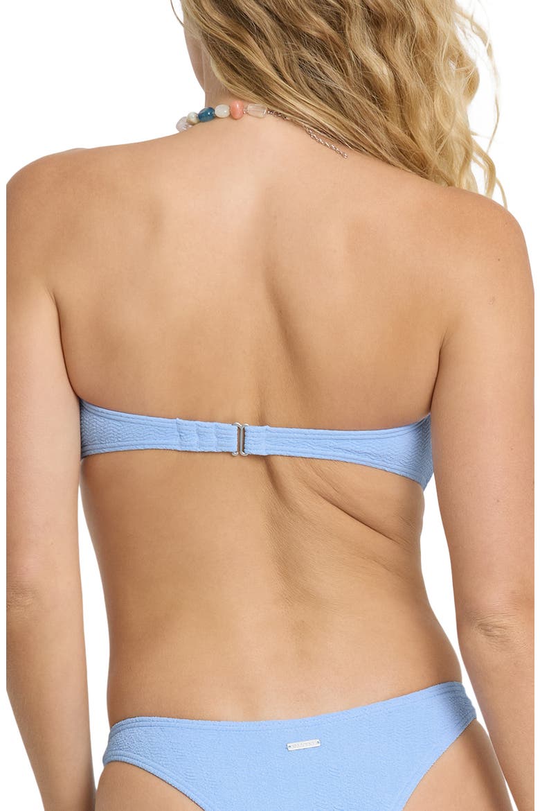Rising Tide Drew Bandeau Bikini Top, Alternate, color, BLUE BELL