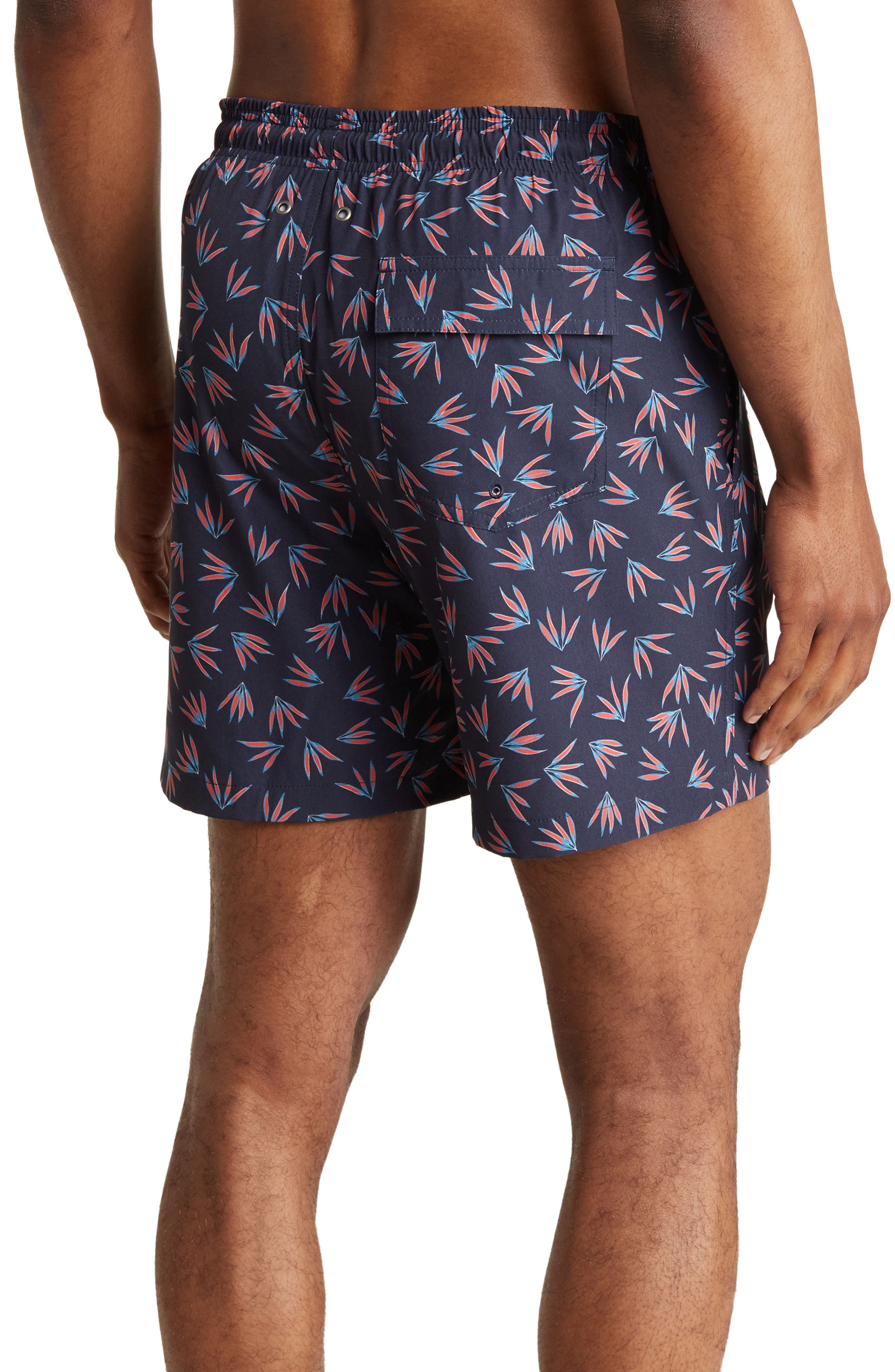 Stone Rose Floral Print Swim Trunks (Men) | Nordstromrack