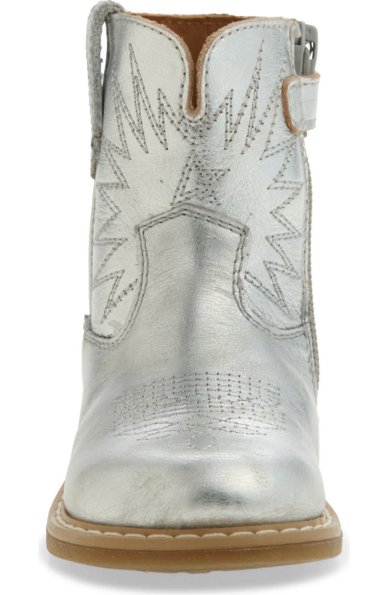 Golden Goose Kids' Wish Star Western Boot, Alternate, color, Silver