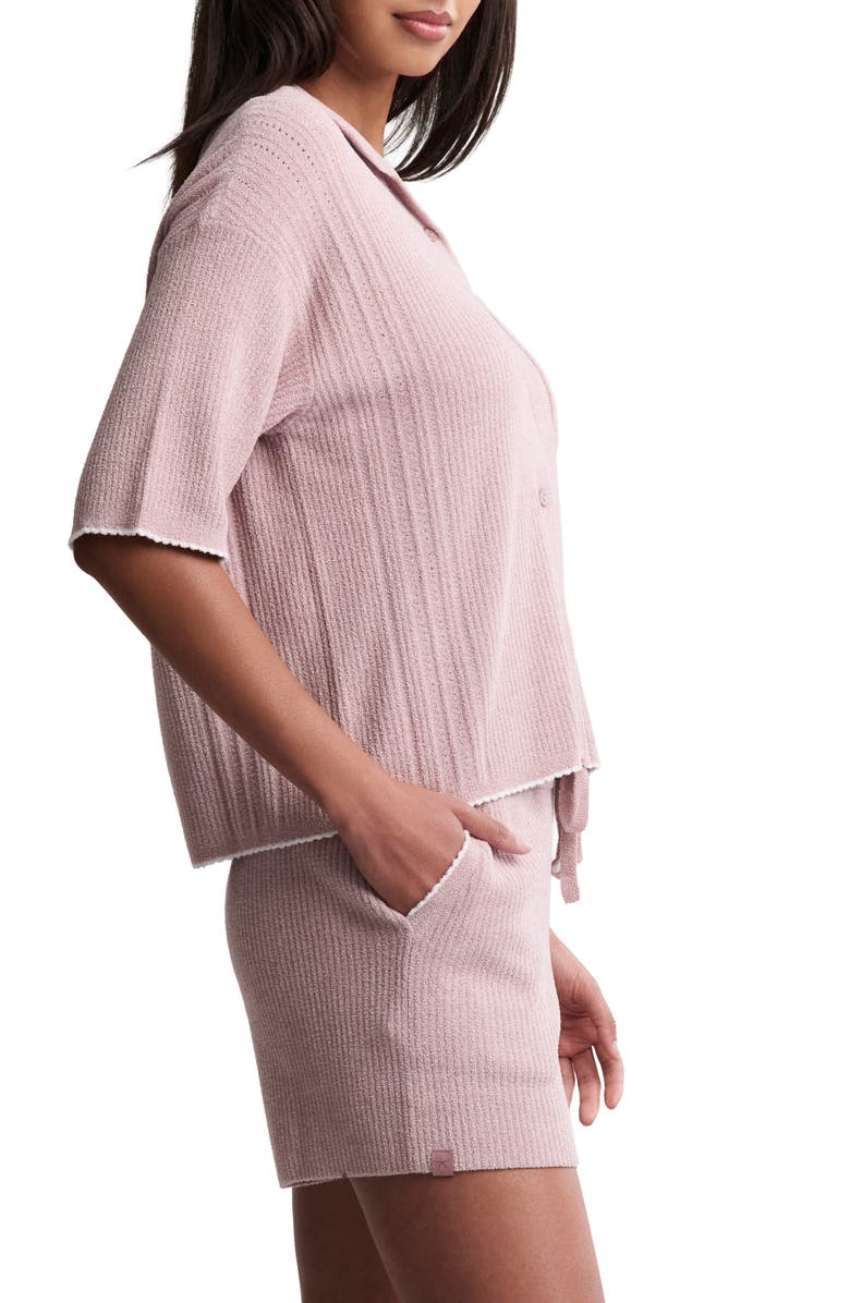 Barefoot Dreams<sup>®</sup> CozyChic<sup>®</sup> Ultra Lite<sup>®</sup> Rib Pajamas, Alternate, color, Teaberry