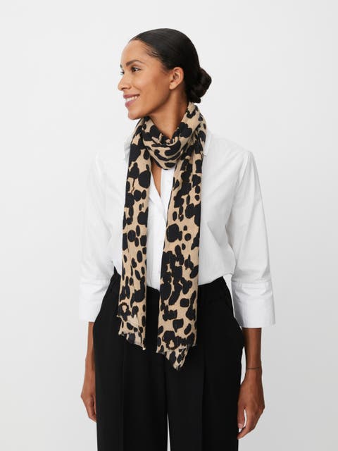 Aeloria Animal Print Scarf