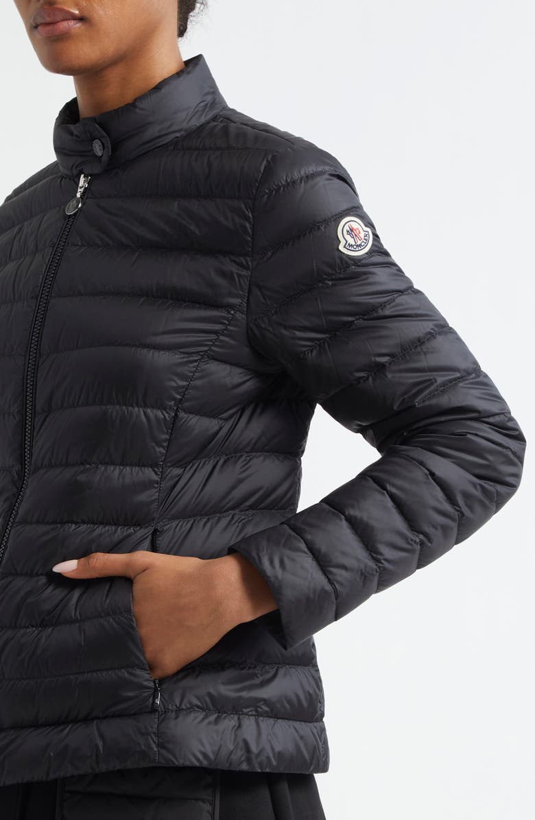 Moncler Igelle Down Puffer Jacket, Alternate, color, Black