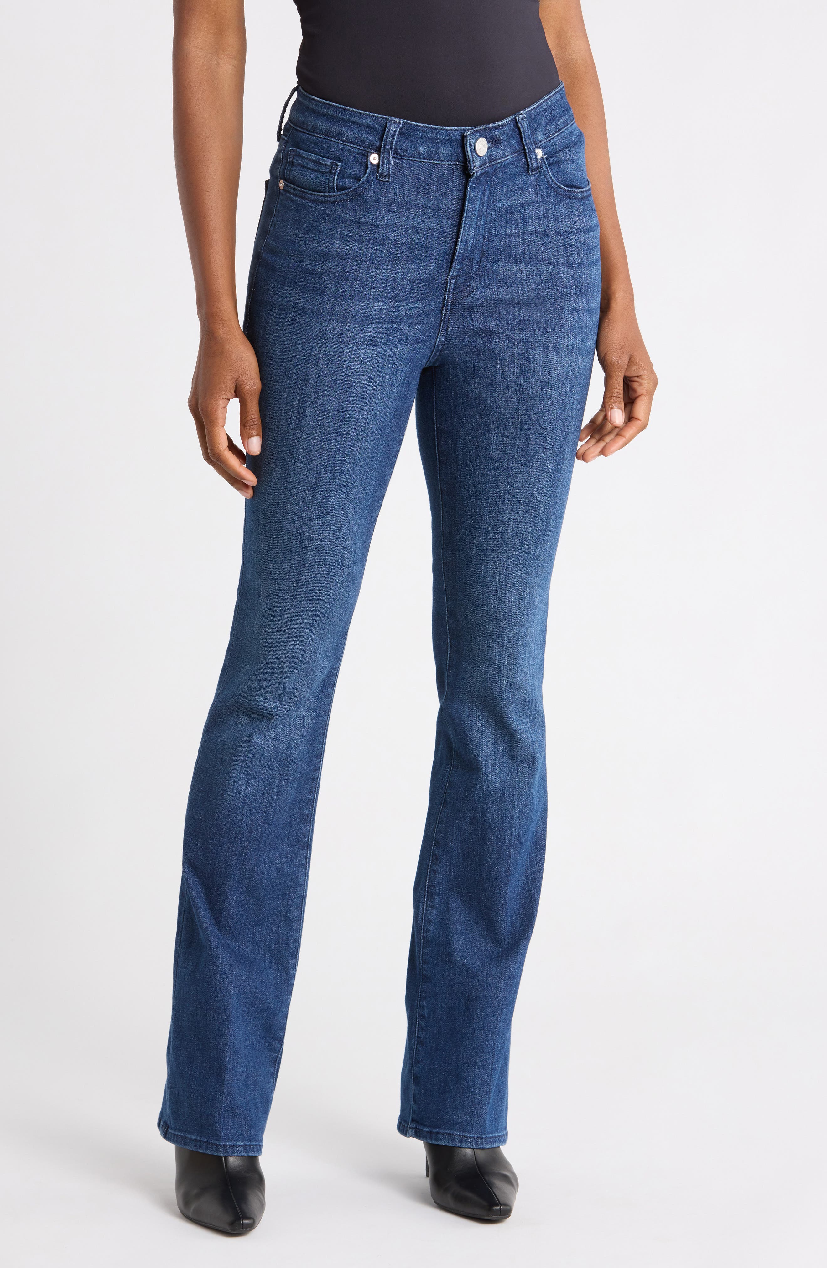 Le Mini Boot High Waist Bootcut Jeans
