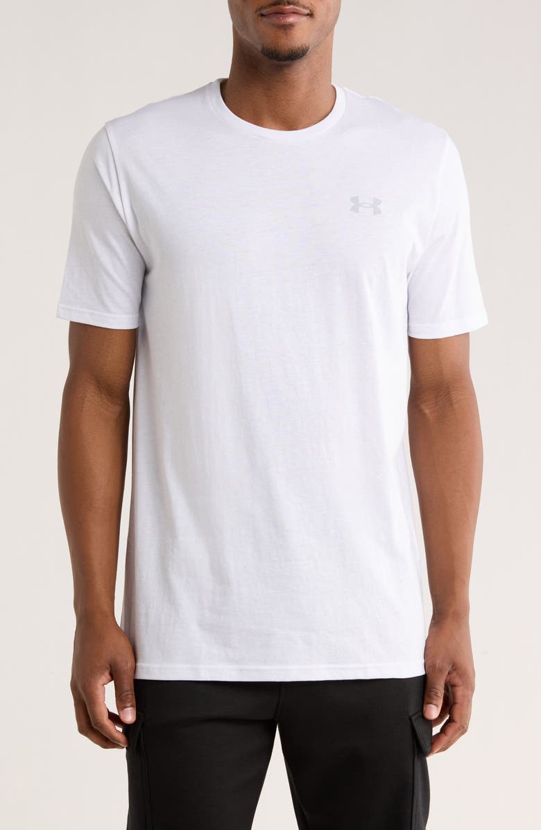 Under Armour Lockup Chest Graphic T-Shirt, Main, color, White