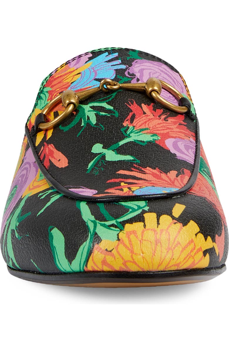 Gucci x Ken Scott Princetown Floral Print Loafer Mule, Alternate, color,